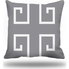 Kırlentim Yunananahtarı Kırlent Kılıfı