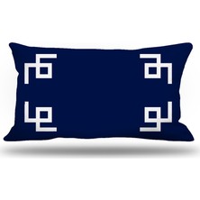 Kırlentim Yunananahtarı Kırlent Kılıfı