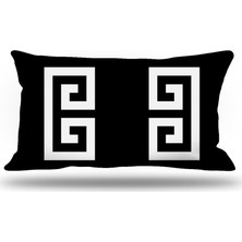 Kırlentim Yunananahtarı Kırlent Kılıfı