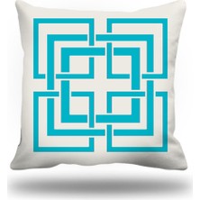 Kırlentim Yunananahtarı Kırlent Kılıfı