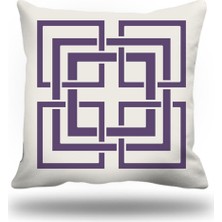 Kırlentim Yunananahtarı Kırlent Kılıfı