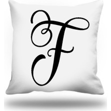 Kırlentim Harf-Elyazısı Kırlent Kılıfı