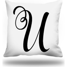 Kırlentim Harf-Elyazısı Kırlent Kılıfı