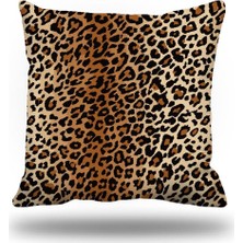 Kırlentim Leopar Kırlent Kılıfı