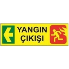 Sym Uyarı Levhası Stw044 Yangın Çıkışı Sol