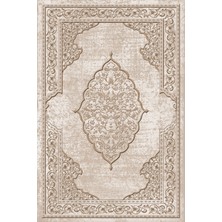 Resmiro Kaymaz Taban Yıkanabilir Resmi̇ro Çiçek Çerçeve Motif Desenli Dijital Baskılı Halı
