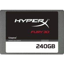 Kingston HyprX Fury 3D 240GB 500-500MB/s 2.5" Sata 3.0 SSD KC-S44240-6F