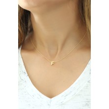 Azuris 925 Ayar OMR1310 Gümüş Üç Boyutlu Harf Kolye