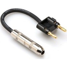 Hosa 1/4'' Ts (F) <-> Dual Bananahoparlör Adaptörü