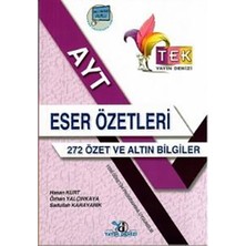 Yayın Denizi Yayınları AYT Eser Özetleri Tek Serisi Konu Anlatımı Cep Kitabı