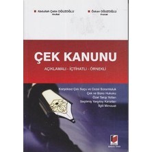 Çek Kanunu-Özkan Oğuzoğlu