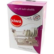 Kiwa Eko Çift Katlı Metal Bulaşıklık