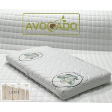 Avocado 40x90 Avocado  Cotton Lateks Bebek Yatağı 40*90 Latex Yatak 5 cm Thermo + 4 cm Lateks ( 10 cm )