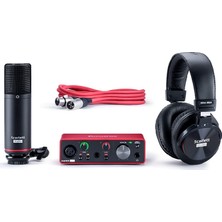 Focusrite Scarlett Solo Studio Gen 3 Kayıt Paketi