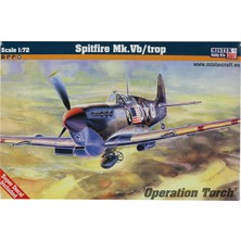 Mister Craft D-192 1/72 Spitfire Mk.Vb/Trop Savaş Uçağı Maketi