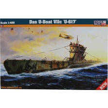 Mister Craft D-290 1/72 Das U-Boat Vııc U-617 Alman Denizaltı Maketi
