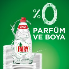 Fairy Saf ve Temiz 650 ml 4’lü Bulaşık Deterjanı + Fairy Sünger Hediyeli