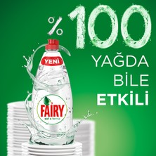 Fairy Saf ve Temiz 650 ml 4’lü Bulaşık Deterjanı + Fairy Sünger Hediyeli