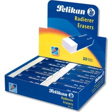 Pelikan Al-20 Beyaz Plastik Büyük Silgi 20 adet