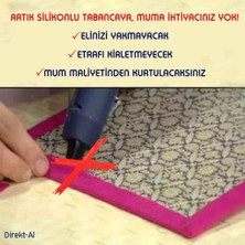 Direkt-Al Yapışkanlı Süet Kadife Kumaş Kahverengi 45x100 cm.