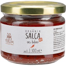 Yerlim Organik Acı Biber Salçası 300 gr