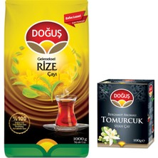 Doğuş Geleneksel Rize Çayı 1000 gr + Doğuş Bergamot Aromalı Tomurcuk 100 gr