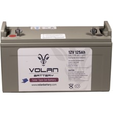 Volan Battery 12 Volt 125 Ah (Amper) Jel Akü