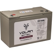 Volan Battery 12 Volt 110 Ah (Amper) Jel Akü