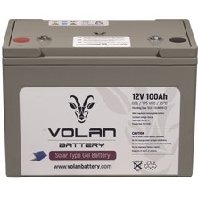 Volan Battery 12 Volt 100 Ah (Amper) Jel Akü