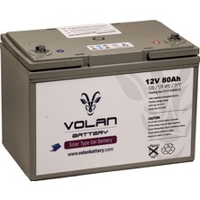 Volan Battery 12 Volt 80 Ah (Amper) Jel Akü