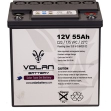 Volan Battery 12 Volt 55 Ah (Amper) Jel Akü