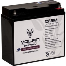 Volan Battery 12 Volt 20 Ah (Amper) Jel Akü