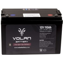 Volan Battery 12 Volt 110 Ah (Amper) Kuru Akü