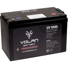 Volan Battery 12 Volt 100 Ah (Amper) Kuru Akü