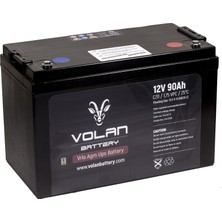 Volan Battery 12 Volt 90 Ah (Amper) Kuru Akü