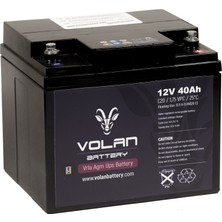 Volan Battery 12 Volt 40 Ah (Amper) Kuru Akü