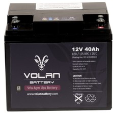 Volan Battery 12 Volt 40 Ah (Amper) Kuru Akü