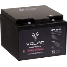 Volan Battery 12 Volt 28 Ah (Amper) Kuru Akü