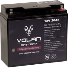 Volan Battery 12 Volt 20 Ah (Amper) Kuru Akü