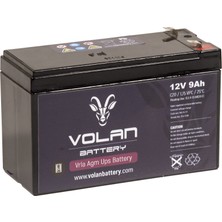 Volan Battery 12 Volt 9 Ah (Amper) Kuru Akü