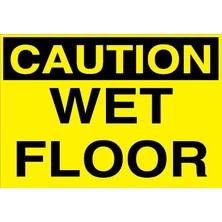 Canis Etiket Caution Wet Floor Alüminyum