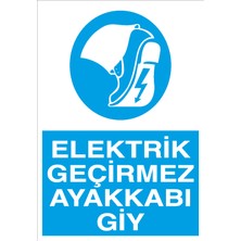 Canis Etiket Elektrik Geçirmez Ayakkabı Giy Dekota