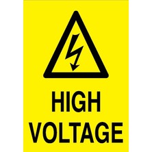 Canis Etiket High Voltage Pvc-Leksan