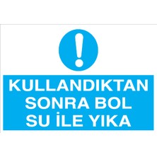Canis Etiket Kullandıktan Sonra Bol Su Ile Yıka Alüminyum