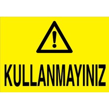 Canis Etiket Kullanmayınız Alüminyum