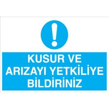 Canis Etiket Kusur ve Arızayı Yetkiliye Bildiriniz Dekota