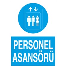 Canis Etiket Personel Asansörü Alüminyum