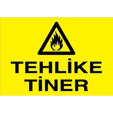 Canis Etiket Tehlike Tiner Pvc-Leksan