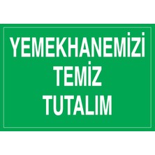 Canis Etiket Yemekhanemizi Temiz Tutalım Dekota