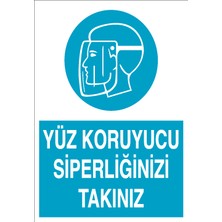 Canis Etiket Yüz Koruyucu Siperliğinizi Takınız Dekota